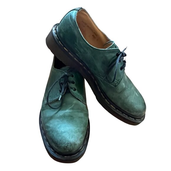 Martens Size Green Leather The Original Air Cushion Low Top